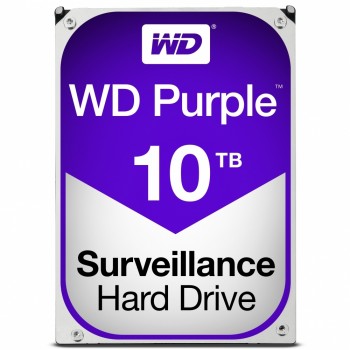 Disco Duro para Videovigilancia Western Digital Purple 3.5'', 10TB, SATA III, 6 Gbit/s, 256MB Cache - Envío Gratis