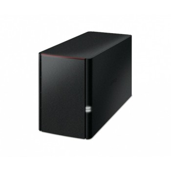 Buffalo LinkStation 220 NAS, 4TB (2 x 2TB), max. 8TB, Marvell Armada 370 0.8GHz, USB 2.0, Negro - Envío Gratis