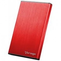 Vorago Gabinete de Disco Duro HDD-201, 2.5'', SATA, USB 3.0, Rojo - Envío Gratis