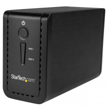 StarTech.com Caja USB 3.1 con 2 Bahías SATA de 3.5'', RAID, Negro - Envío Gratis