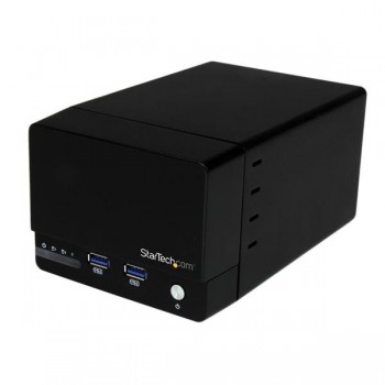 StarTech.com Gabinete USB 3.0 UASP RAID de Discos Duros con 2 Bahías, 3.5'', SATA III, Hub USB - Envío Gratis