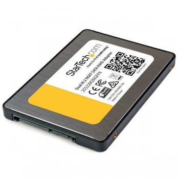 StarTech.com Adaptador Doble M.2 NGFF a SATA con RAID - Envío Gratis