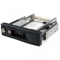 StarTech.com Rack Móvil de Aluminio de 5.25'' para un Disco Duro HDD SATA de 3.5'' sin Bandeja - Hot Swap - Envío Gratis