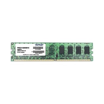 Memoria RAM Patriot DDR2, 800MHz, 1GB, Non-ECC, CL6 - Envío Gratis