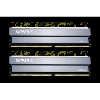 Kit Memoria RAM G.Skill Sniper X DDR4, 2400MHz, 16GB, (2x 8GB), Non-ECC, CL17, XMP - Envío Gratis