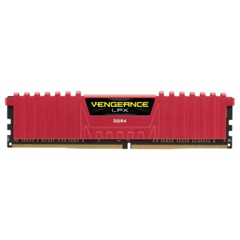 Memoria RAM Corsair Vengeance LPX DDR4, 2666MHz, 8GB, Non-ECC, CL16, Rojo - Envío Gratis