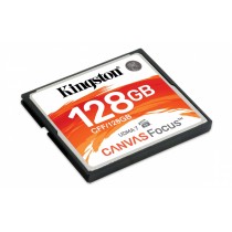 Memoria Flash Kingston Canvas Focus, 128GB CompactFlash - Envío Gratis