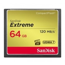 Memoria Flash Sandisk CF Extreme, 64GB CompactFlash - Envío Gratis