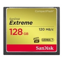 Memoria Flash Sandisk CF Extreme, 128GB CompactFlash - Envío Gratis