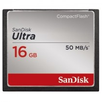Memoria Flash Sandisk CF Ultra, 16GB CompactFlash, Negro - Envío Gratis