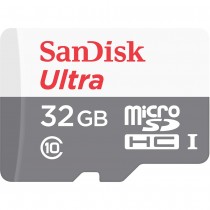 Memoria Flash SanDisk Ultra, 32GB MicroSDHC UHS-I Clase 10, con Adaptador - Envío Gratis