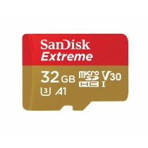 Memoria Flash SanDisk Extreme, 32GB MicroSDHC UHS-I Clase 10, con Adaptador - Envío Gratis