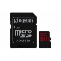 Memoria Flash Kingston Canvas React, 32GB MicroSDHC UHS-I Clase 10, con Adaptador - Envío Gratis
