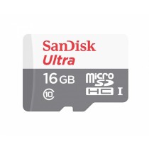 Memoria Flash SanDisk Ultra, 16GB microSDXC UHS-I Clase 10, con Adaptador - Envío Gratis