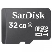 Memoria Flash SanDisk, 32GB microSD Clase 4 - Envío Gratis