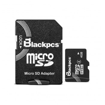 Memoria Flash Blackpcs MM4101, 4GB MicroSDHC Clase 4, con Adaptador - Envío Gratis