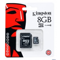 Memoria Flash Kingston, 8GB microSDHC Clase 4 - Envío Gratis