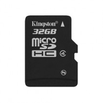 Memoria Flash Kingston, 32GB microSDHC Clase 4 - Envío Gratis