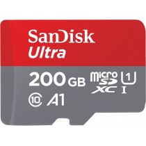 Memoria Flash SanDisk Ultra A1, 200GB MicroSDXC Clase 10, con Adaptador - Envío Gratis