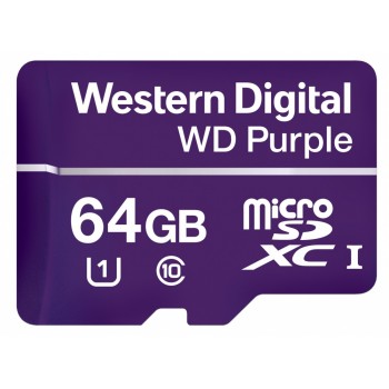 Memoria Flash Western Digital Purple, 64GB microSDXC, Clase 10 - Envío Gratis