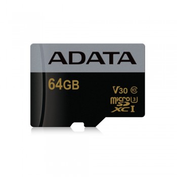 Memoria Flash Adata Premier Pro, 64GB MicroSDXC UHS-I Clase 3, con Adaptador - Envío Gratis