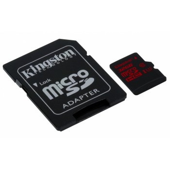 Memoria Flash Kingston, 32GB microSDHC/SDXC UHS-I Clase 3, con Adaptador microSD - Envío Gratis