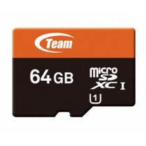 Memoria Flash Team Group TUSDX64GUHS03, 64GB MicroSDXC Clase 10, con Adaptador - Envío Gratis
