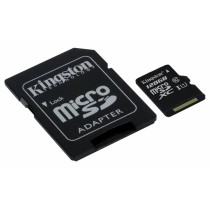 Memoria Flash Kingston, 128GB microSDXC Clase 10 UHS-I, con Adaptador SD - Envío Gratis
