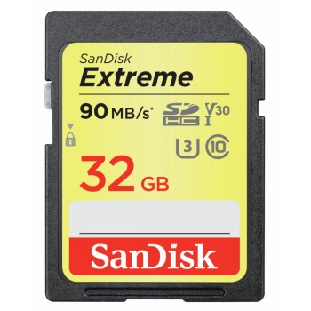 Memoria Flash SanDisk Extreme, 32GB SDHC UHS-I Clase 10 - Envío Gratis