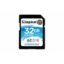 Memoria Flash Kingston Canvas Go!, 32GB SDHC UHS-I Clase 10 - Envío Gratis
