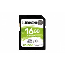 Memoria Flash Kingston Canvas Select, 16GB SDXC UHS-I Clase 10 - Envío Gratis