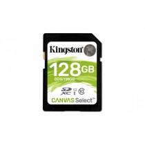 Memoria Flash Kingston Canvas Select, 128GB SDXC UHS-I Clase 10 - Envío Gratis