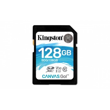 Memoria Flash Kingston Canvas Go!, 128GB SDXC UHS-I Clase 10 - Envío Gratis