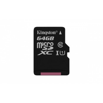 Memoria Flash Kingston Canvas Select, 64GB MicroSD UHS-I Clase 10 - Envío Gratis
