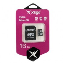 Memoria Flash Xtigo XM10, 16GB MicroSD Clase 10, con Adaptador - Envío Gratis
