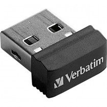 Memoria USB Verbatim 98365, 64GB, USB 2.0, Negro - Envío Gratis
