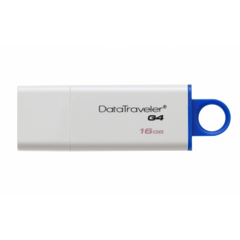 Memoria USB Kingston DataTraveler I G4, 16GB, USB 3.0, Azul/Blanco - Envío Gratis