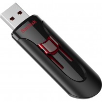 Memoria USB SanDisk Cruzer Glide, 16GB, USB 3.0, Negro/Rojo - Envío Gratis