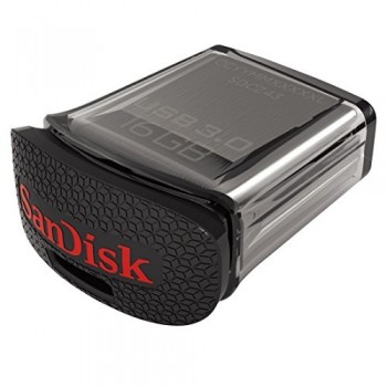 Memoria USB SanDisk Ultra Fit, 16GB, USB 3.0, Negro - Envío Gratis