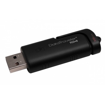 Memoria USB Kingston DataTraveler 104, 16GB, USB 2.0, Negro - Envío Gratis