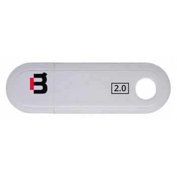 Memoria USB Blackpcs MU2109, 16GB, USB 2.0, Blanco - Envío Gratis