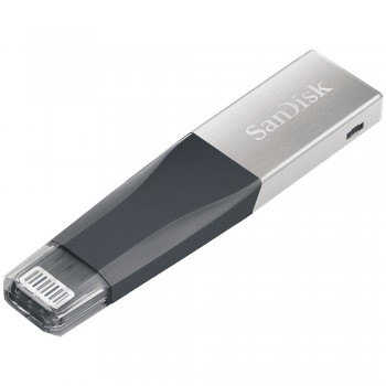 Memoria USB SanDisk IXpand Mini, 16GB, USB 3.0, Gris/Plata - Envío Gratis