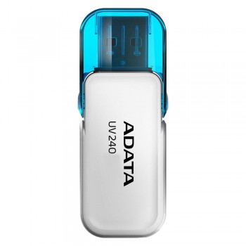 Memoria USB Adata UV240, 16GB, USB 2.0, Blanco - Envío Gratis