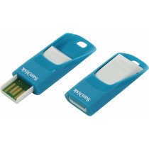 Memoria USB Sandisk Cruzer Edge, 16GB, USB 2.0, Azul/Gris - Envío Gratis