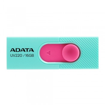 Memoria USB Adata UV220, 16GB, USB 2.0, Rosa/Turquesa - Envío Gratis