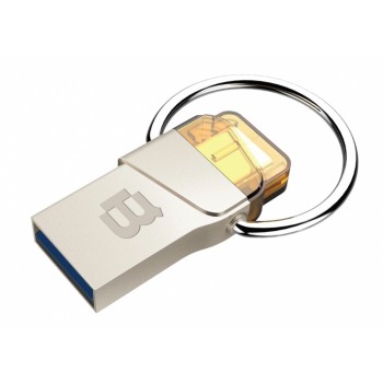 Memoria USB Blackpcs OTG MO203, 16GB, USB 2.0 Tipo A, Plata - Envío Gratis