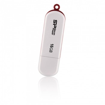 Memoria USB Silicon Power Luxmini 320, 16GB, USB 2.0, Blanco - Envío Gratis