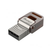 Memoria USB Blackpcs MO2O1, OTG, 16GB, USB 2.0, Plata - Envío Gratis