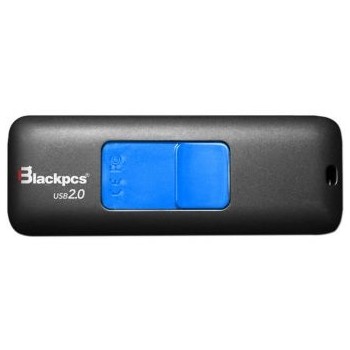Memoria USB Blackpcs MU2101, 8GB, USB 2.0, Negro/Azul - Envío Gratis