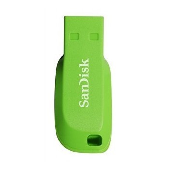 Memoria USB SanDisk Cruzer Blade, 8GB, USB 2.0, Verde - Envío Gratis